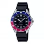 CASIO MDV-10-1A2VEF Men's Analog Quartz Watch 38.5 mm Black Resin