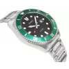 Casio MDV-107D-3AVEF Men's Analog Quartz Watch with Green Dial and Stainless Steel Bracelet, 200m Water Resistance
