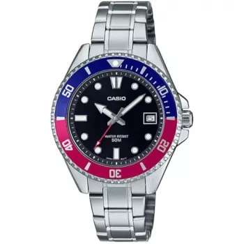 CASIO MDV10D1A3VDF Men's Analog Quartz Watch 44.2 mm Stainless Steel