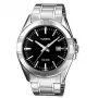 CASIO Men's Analog Watch MTP-1308D-1A Stainless Steel Bracelet 43.8mm Black Dial