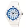 CASIO MRW-200HC-7B2 Unisex Analog Quartz Watch with Black Resin Band, White Dial, 44.6 mm Case
