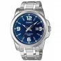 Casio MTP-1314D-2AVEF Men's Analog Quartz Watch, Blue Dial, Stainless Steel Band, 50m Water Resistance