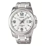 CASIO MTP-1314D-7A Men's Analog Quartz Watch Stainless Steel Silver Dial 44.9mm