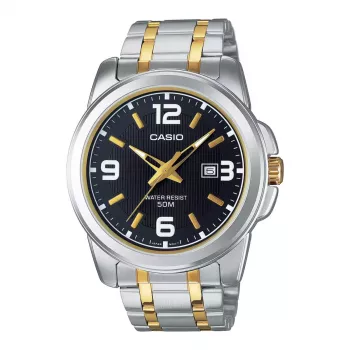 CASIO MTP-1314SG-1A Men's Analog Quartz Stainless Steel Watch 44.9mm