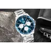 Casio MTP-1374D-2A3 Men's Analog Quartz Watch with Stainless Steel Band, Blue Dial, Day-Date, 50m Water Resistance