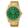 CASIO MTP-VD03G-3AUDF Men's Analog Quartz Watch 48mm Green Dial Stainless Steel