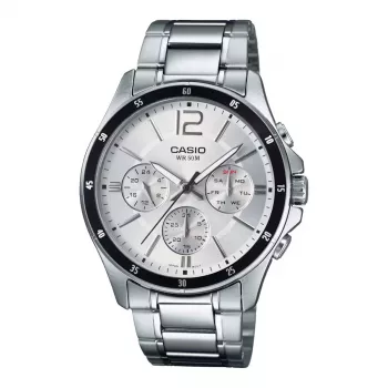 CASIO MTP1374D7AVDF Men's Analog Quartz Stainless Steel Watch 47mm