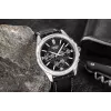CASIO MTP1375L1AVDF Men's Analog Quartz Watch with Leather Strap, Black Dial, 42 mm