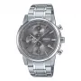 CASIO MTPE510D8AVDF Men's Analog Quartz Watch 42mm Stainless Steel Grey Dial
