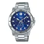 CASIO MTPVD300D2EUD Men's Analog Quartz Watch 45mm Stainless Steel Blue Dial