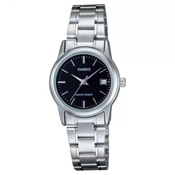 CASIO Women's LTP-V002D-1A Analog Quartz Watch 31mm Stainless Steel