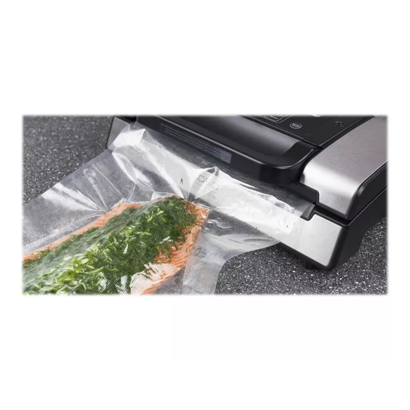 CASO 1218 Vacuum Sealer Bags 40 x 60 cm – 50 Pack, Structured PA/PE, Sous-Vide & Freezer Safe