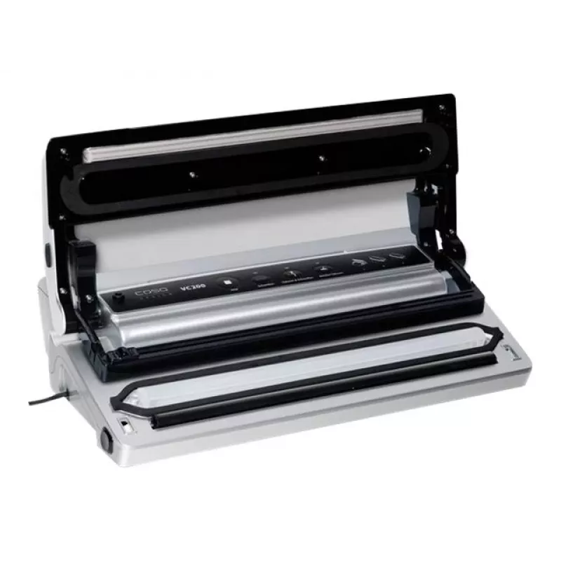 CASO VC200 Bar Vacuum Sealer 120W with Temperature Control, Silver