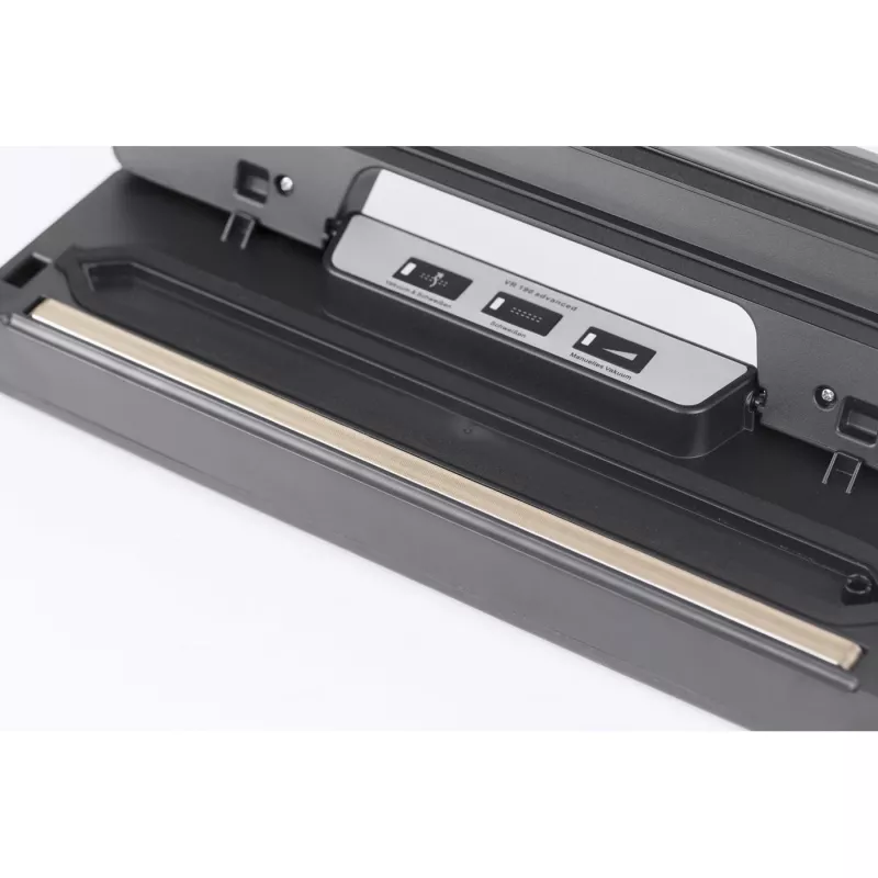 CASO VR 190 Advanced Bar Vacuum Sealer – 100 W, Temperature Control, Double Seam, Black