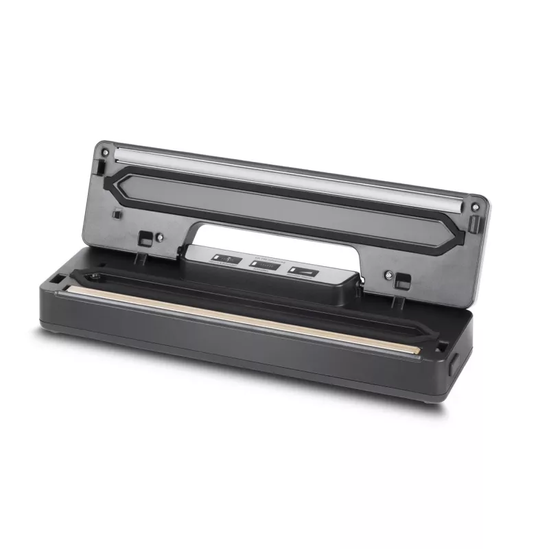 CASO VR 190 Advanced Bar Vacuum Sealer – 100 W, Temperature Control, Double Seam, Black