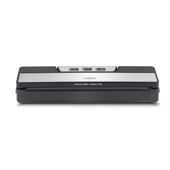 CASO VR 190 Advanced Bar Vacuum Sealer – 100 W, Temperature Control, Double Seam, Black