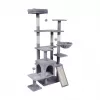Cat Scratching Post 75x40x152 cm, Grey, REBEL ANIMALS