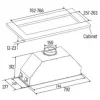 CATA GT-PLUS 75 X /M Canopy Cooker Hood – Stainless Steel, 645 m³/h, Energy Class C, EcoLed, Mechanical Control