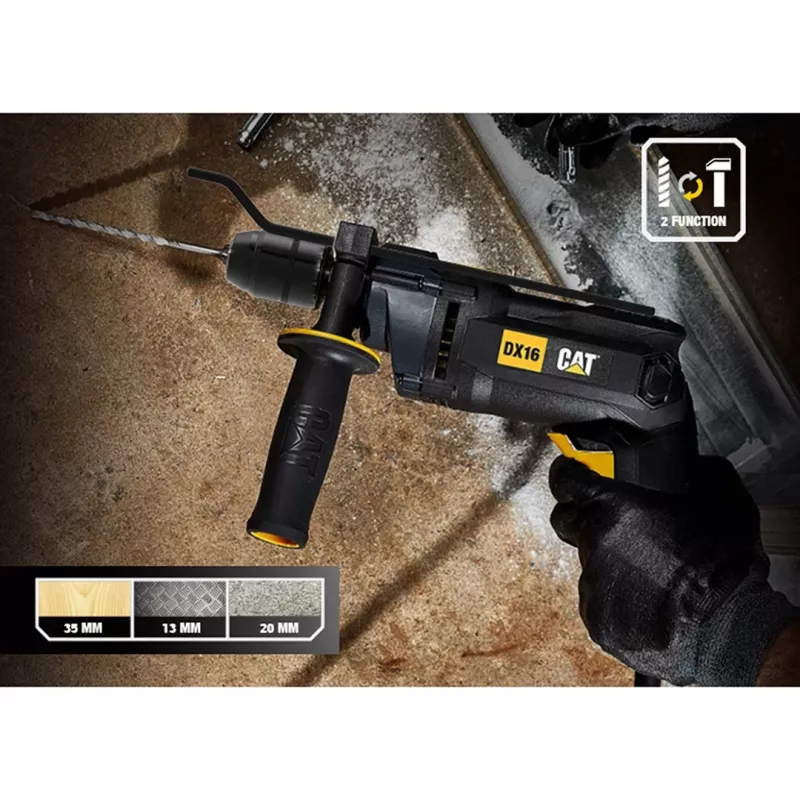CATERPILLAR DX16 Corded Impact Drill 850W