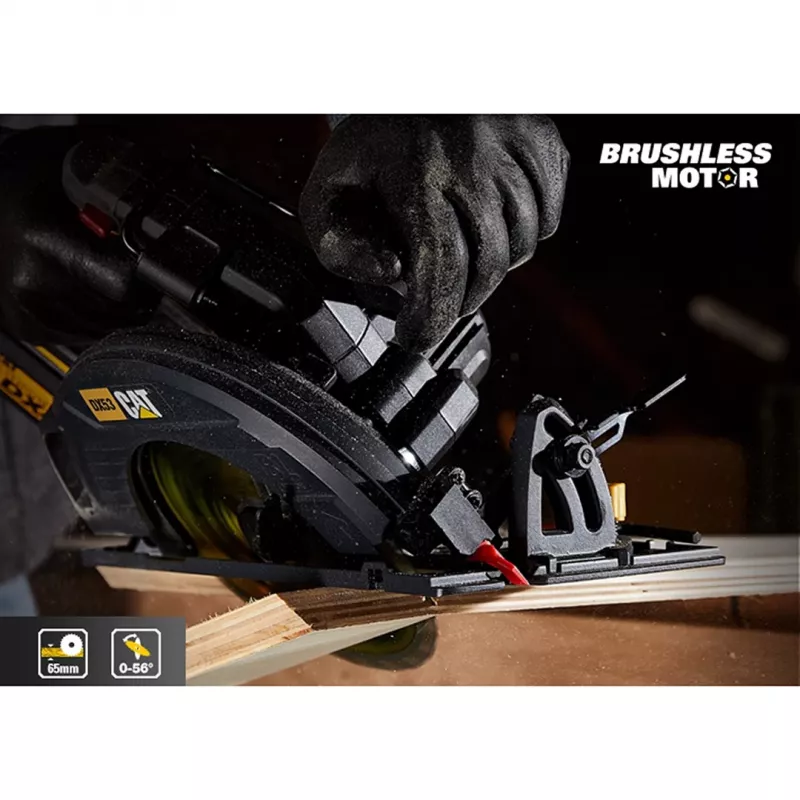 Caterpillar DX53B Cordless Circular Saw (Tool Only) 18V 165mm