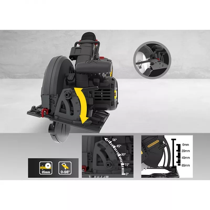 Caterpillar DX53B Cordless Circular Saw (Tool Only) 18V 165mm