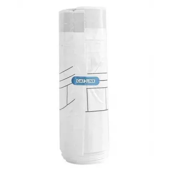 CATLINK CL-TB-01 Automatic Litter Box Waste Bags (2 Rolls, 40 Bags) – Black HDPE