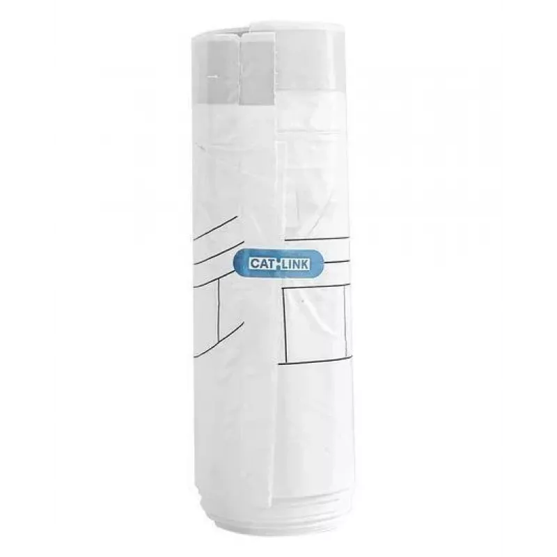 CATLINK CL-TB-01 Automatic Litter Box Waste Bags (2 Rolls, 40 Bags) – Black HDPE