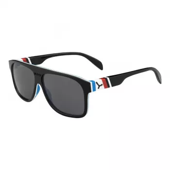 CEBE CBCHIC1 Men's Rectangular Sport Sunglasses - Matt Black Frame, Grey Polycarbonate Lens, Category 3 (58/18/140 mm)