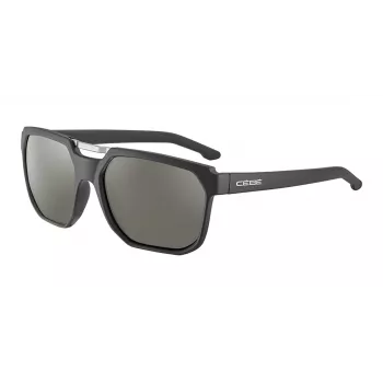 CEBE Men's CBS145 Sunglasses, Black Frame with Grey UV400 Lenses (60/16/137 mm)