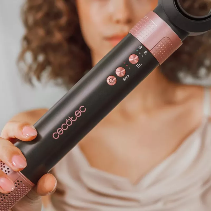 Cecotec Bamba CeramicCare 14-in-1 AirGlam Hot Air Multi-Styler Black