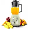 Cecotec Blender Power Black Titanium RetroGreen, 1200 W, 1.5 L Glass Jar, Green