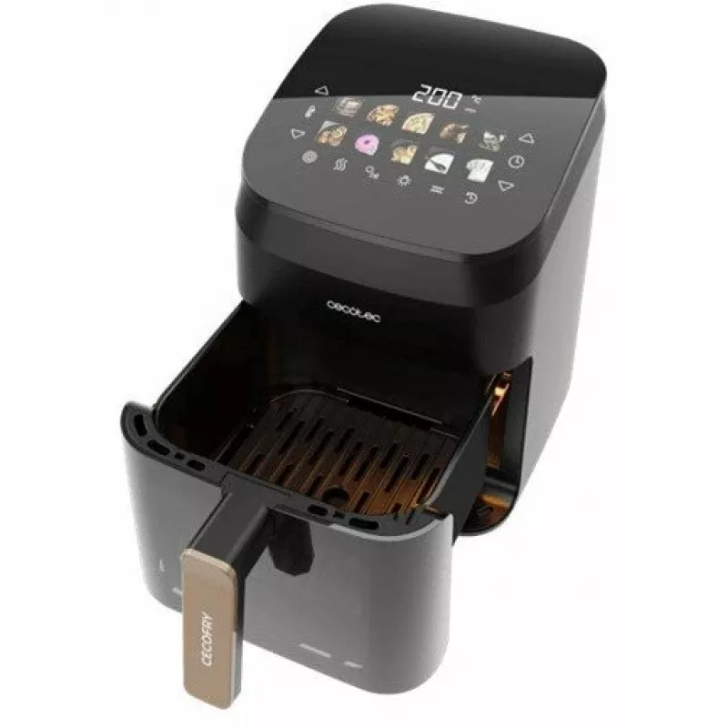 Cecotec Cecofry&Grill Smokin' 4500 Air Fryer with Grill & Smoker, 4.5 L, 1700 W, Black