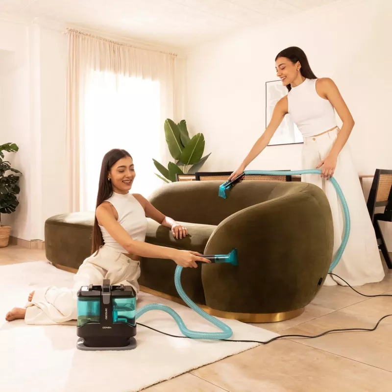Cecotec Conga 3000 Carpet & Spot Clean Max Upholstery Cleaner, 450 W, 10 kPa Suction, 1.2 L Clean Water Tank