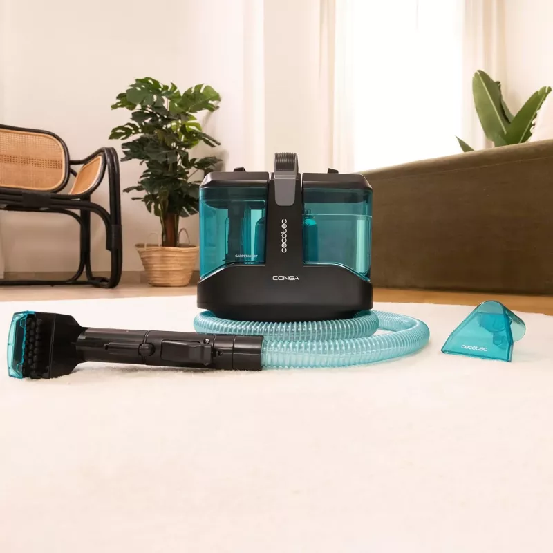 Cecotec Conga 3000 Carpet & Spot Clean Max Upholstery Cleaner, 450 W, 10 kPa Suction, 1.2 L Clean Water Tank