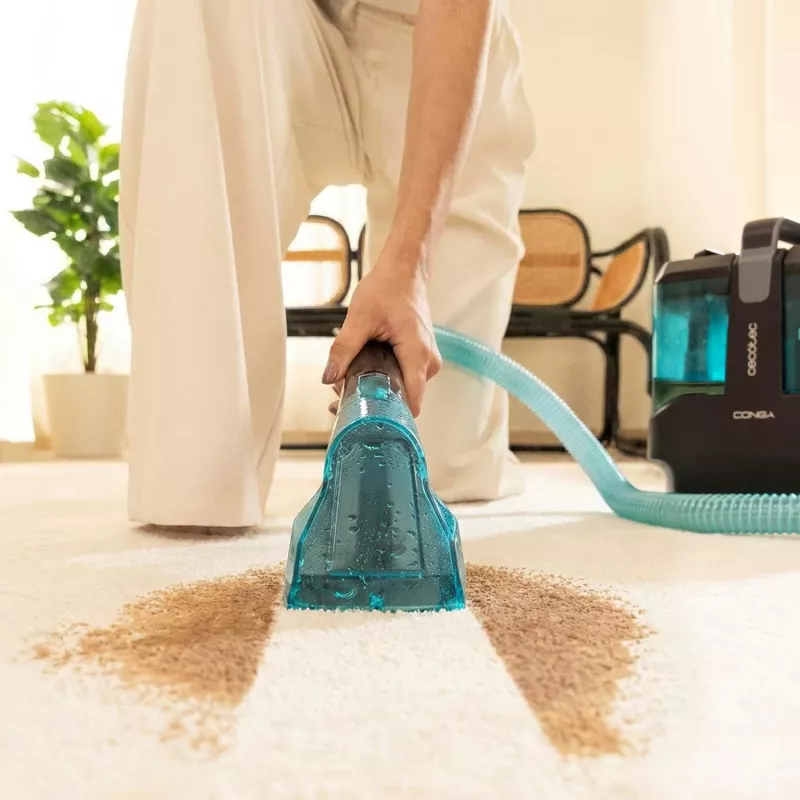 Cecotec Conga 3000 Carpet & Spot Clean Max Upholstery Cleaner, 450 W, 10 kPa Suction, 1.2 L Clean Water Tank