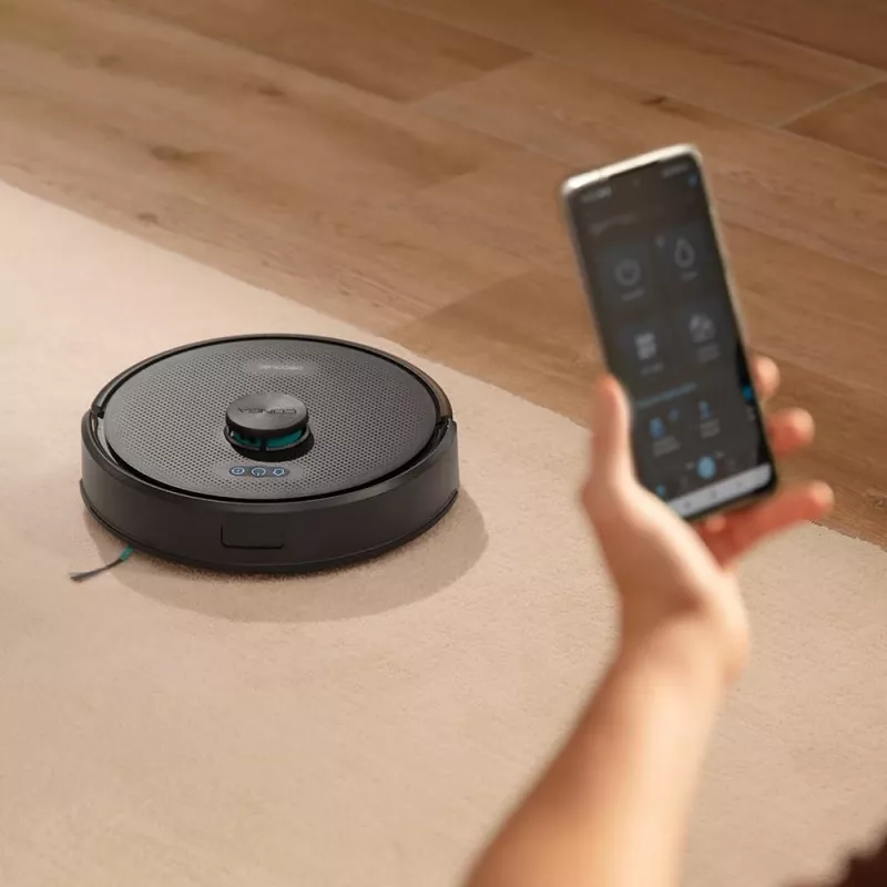 Cecotec Conga M70 Robot Vacuum Cleaner Wet&Dry 250 min 4500 mAh 400 L Dust Capacity 20000 Pa Black