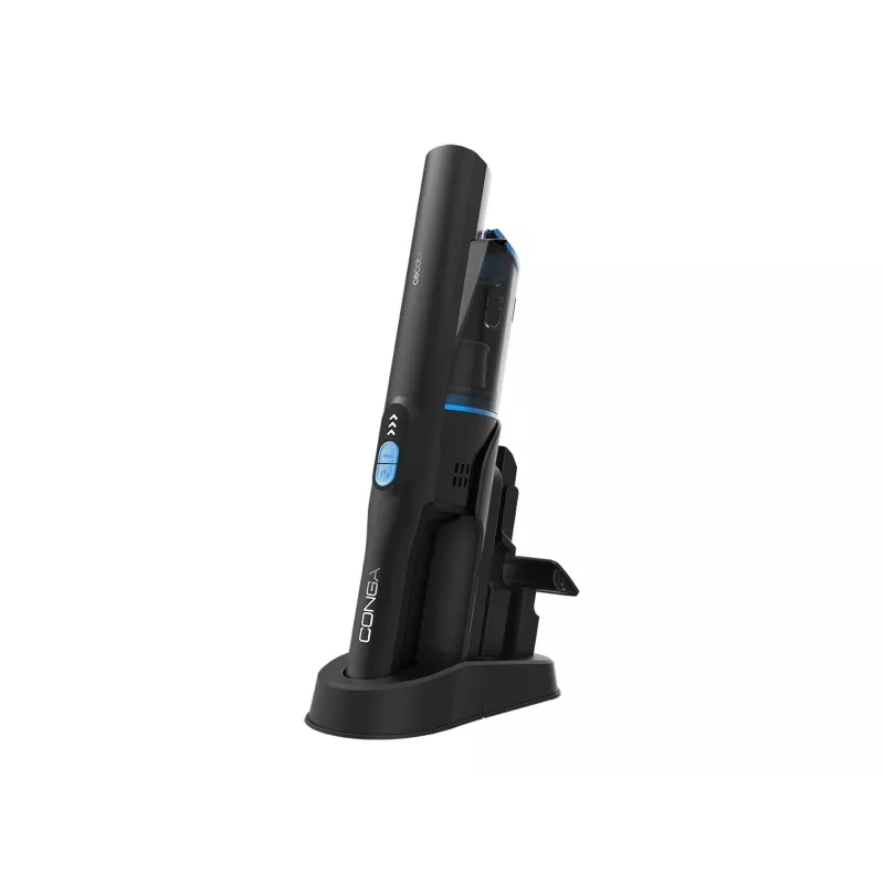 Cecotec Conga Rockstar Micro+ Animal Cordless Handheld Vacuum Cleaner, 200 W, 16.8 V, 40 min Runtime, Black