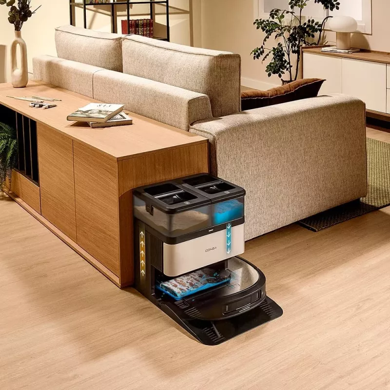 Cecotec Conga Z100 Robotic Vacuum Cleaner Wet & Dry 20000 Pa 320 min 5200 mAh 3L Black
