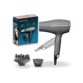 Cecotec IoniCare Power&Go Heaven 2000 W Ionic Hair Dryer with Diffuser, Grey