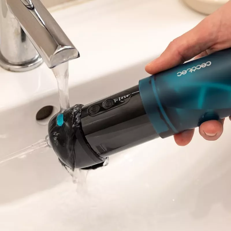 Cecotec Oral Irrigator ToothCare Jet Splash 150 ml Black/Blue 2 Heads