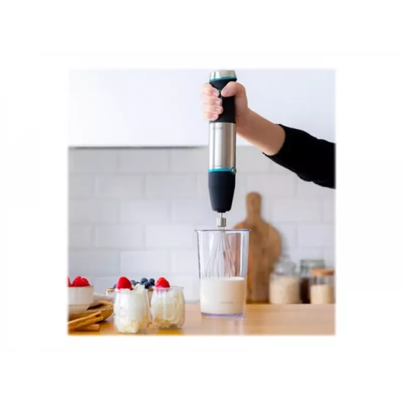 Cecotec Power TitanBlack 1200 XL PerfectCream&Crush Hand Blender, 1200 W, Stainless Steel/Black