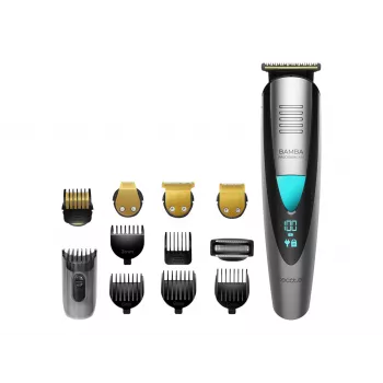 Cecotec PrecisionCare Pro 5-in-1 Cordless Wet & Dry Trimmer, 13 Length Steps, Black/Silver