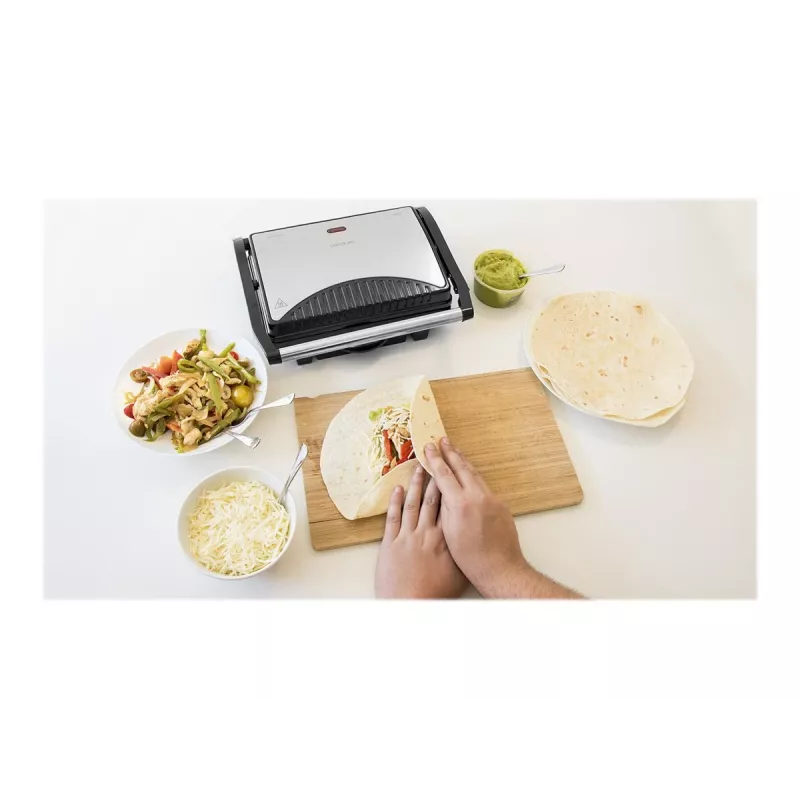 Cecotec Rock'nGrill 1000 Electric Grill 1000 W Black/Stainless Steel