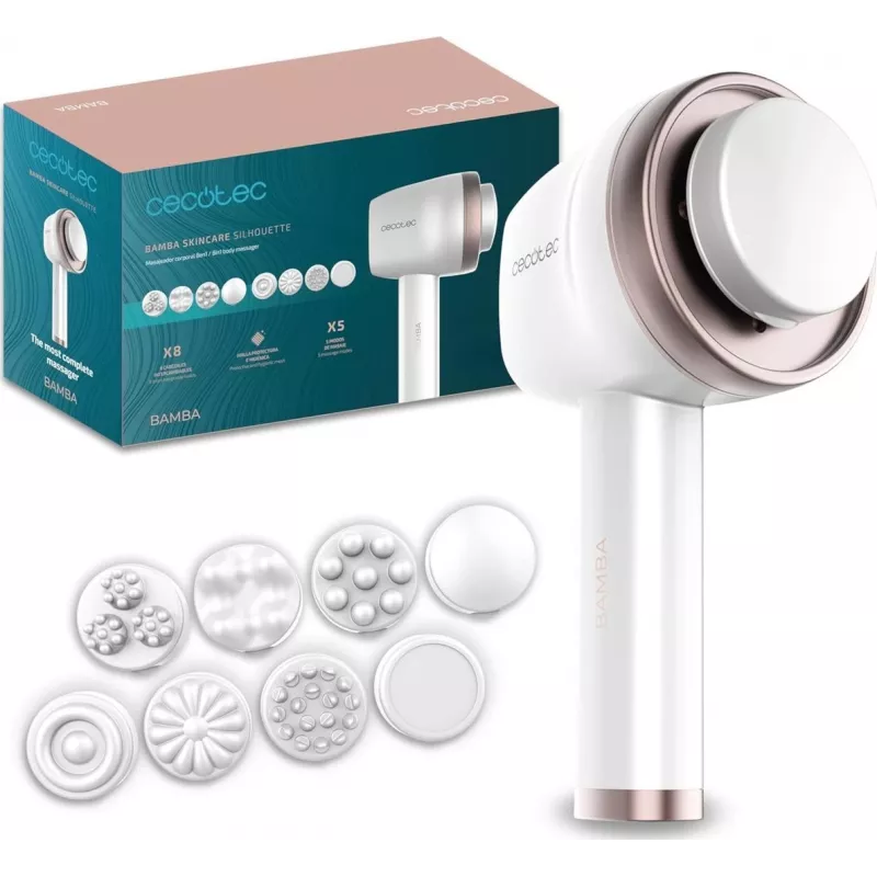 Cecotec SkinCare Push Up Facial Massager, White