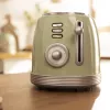 Cecotec Toaster Toast&Taste 800 Vintage 850 W 2 Slots Stainless Steel Light Green