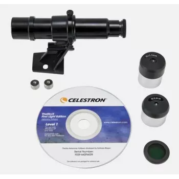 Celestron FirstScope Accessory Kit - 20mm & 6mm Kellner Eyepieces, 2x Barlow, Moon Filter, Cleaning Cloth
