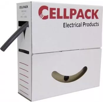 Cellpack 127043 Heat Shrink Tubing 3.2-1.6mm Transparent 15m Dispenser Box