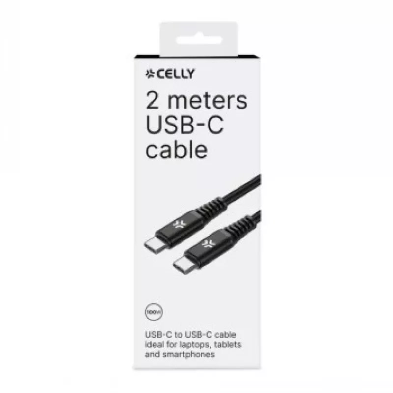 CELLY USB-C to USB-C Cable 100W Power Delivery