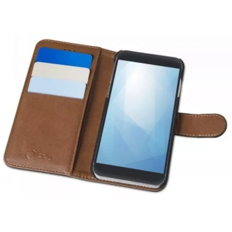 CELLY WALLY Wallet Case for Samsung Galaxy A26 5G, Black