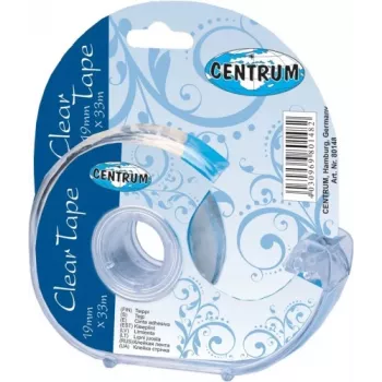 Centrum Clear Adhesive Tape with Dispenser 19 mm x 33 m